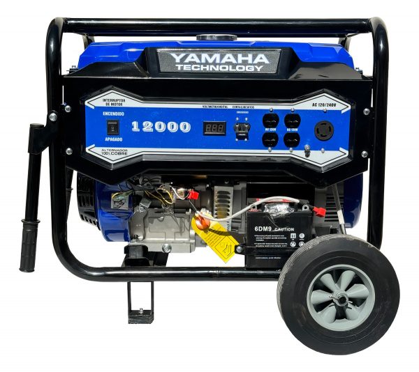 Generador portátil Yamaha 12000 12 kW trifásico con tecnología AVR 120V/240V